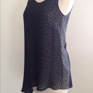 EILEEN FISHER Asymmetric Minimalist Print Tunic